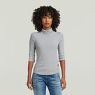 G-STAR Outlet Camiseta Stripped Slim Mock Multi color