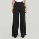 G-STAR Outlet Fluid Wide Leg Pants Black