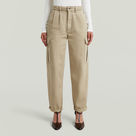 G-STAR Outlet Pantalones chinos Pleated Tapered Cargo Beige
