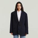 G-STAR Outlet Big Boyfriend Oversized Blazer Dark blue