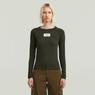 G-STAR Outlet Camiseta Embro Patch Slim Gris