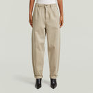 G-STAR Outlet Pleated Tapered Chino Beige