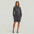 G-STAR Outlet Tacoma Slim Flare Dress Grey