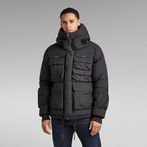 G-STAR Outlet Chaqueta Field Hooded Puffer Negro
