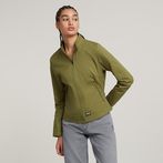 G-STAR Outlet Biker Jacket Green