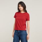 G-STAR Outlet Top G-Script Shiny Rojo