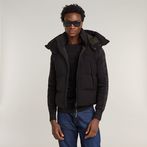 G-STAR Outlet G-Whistler Padded Hooded Vest 2.0 Black