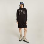 G-STAR Outlet Chroma Graphic Sweater Dress Black