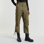 G-STAR Outlet Cargo Cropped Drawcord Pants Green