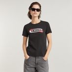G-STAR Outlet Old Skool Logo Top Black