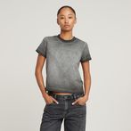 G-STAR Outlet Top Overdyed Micro Boxy Negro