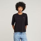 G-STAR Outlet Horizontal Seam Loose Top Black