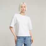G-STAR Outlet Horizontal Seam Loose Top White