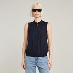 G-STAR Outlet Stand Up Collar Top Dark blue