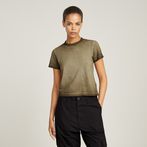 G-STAR Outlet Top Overdyed Micro Boxy Verde