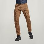 G-STAR Outlet Rovic Zip 3D Regular Tapered Pants Brown