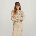 G-STAR Outlet Boxy Explorer Jacket Beige