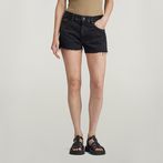 G-STAR Outlet Shorts True Raw Edge Wmn Negro