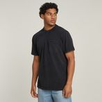 G-STAR Outlet Washed Pocket T-Shirt Black
