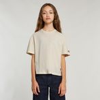 G-STAR Outlet Top Loose Crop para Niñas Beige