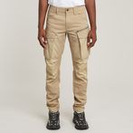 G-STAR Outlet Rovic Zip 3D Regular Tapered Pants Beige