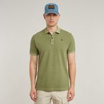 G-STAR Outlet Polo Dunda Overdyed Slim Verde