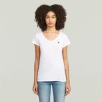 G-STAR Outlet Slim V-Neck Top 2-Pack White