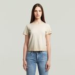 G-STAR Outlet Top Overdyed Micro Boxy Beige