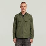 G-STAR Outlet Zip Regular Overshirt Green