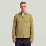 G-STAR Outlet Zip Regular Overshirt Green