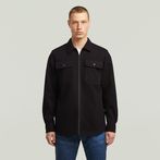G-STAR Outlet GPO Zip Overshirt Black