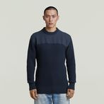 G-STAR Outlet Army Rib Knit Pullover Dark blue