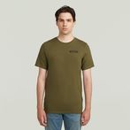 G-STAR Outlet Camiseta Old Skool Slim Verde