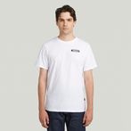 G-STAR Outlet Camiseta Old Skool Slim Blanco