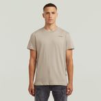 G-STAR Outlet Chest Logo T-Shirt Beige