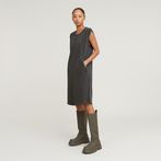 G-STAR Outlet Seam Detail Overdyed Loose Dress Black