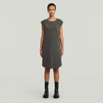 G-STAR Outlet Seam Detail Overdyed Loose Dress Grey