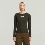 G-STAR Outlet Embro Patch Slim T-Shirt Grey