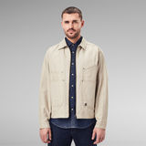 G-STAR Outlet Trucker Jacket Beige