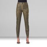 G-STAR Outlet High G-Shape Cargo Skinny Pants Green