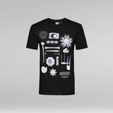 G-STAR Outlet Object Raw. Slim T-Shirt Black