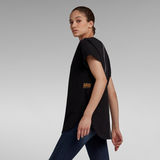 G-STAR Outlet Long Slit Tee Black