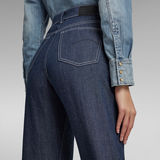 G-STAR Outlet Tedie Ultra High Long Straight Jeans C Dark blue