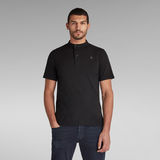 G-STAR Outlet Scan Collar Polo Black