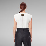 G-STAR Outlet Waisted T-Shirt White