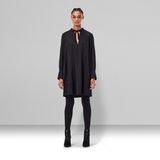 G-STAR Outlet  V-neck tunic dress Black