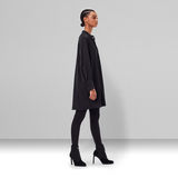 G-STAR Outlet  V-neck tunic dress Black
