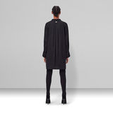 G-STAR Outlet  V-neck tunic dress Black