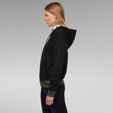 G-STAR Outlet Premium Core Zip Through Hoodie Black