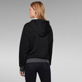 G-STAR Outlet Premium Core Zip Through Hoodie Black